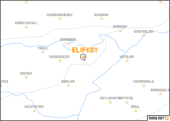 map of Elifköy