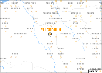 map of Elig Ndoum