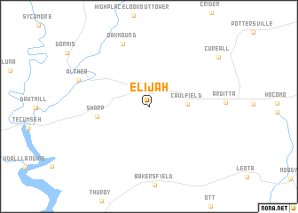 map of Elijah