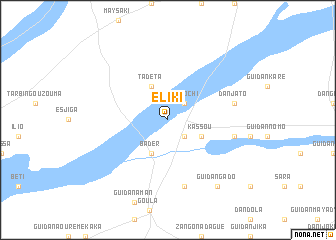 map of Éliki