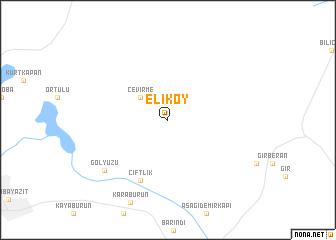 map of Eliköy