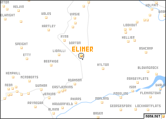 map of Elimer