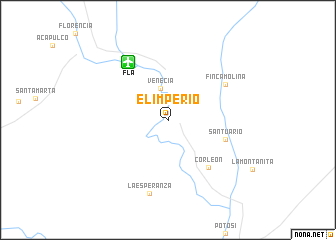 map of El Imperio