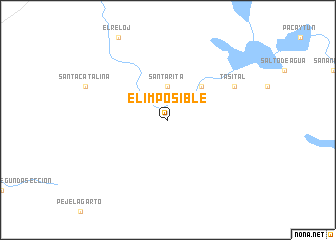 map of El Imposible