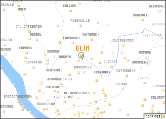 map of Elim