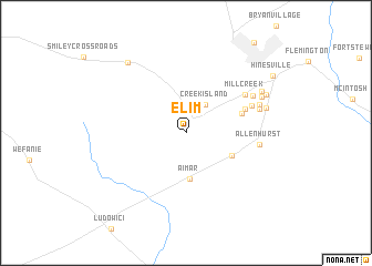 map of Elim