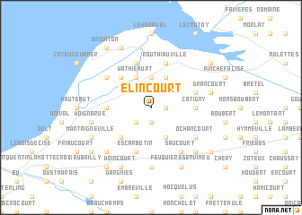 map of Élincourt