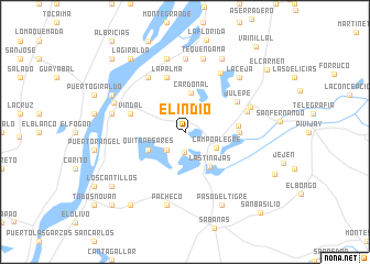 map of El Indio