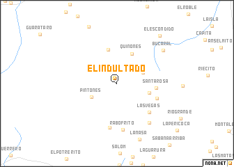 map of El Indultado