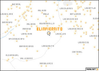 map of El Infiernito