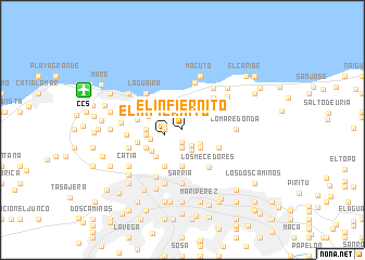 map of El Infiernito