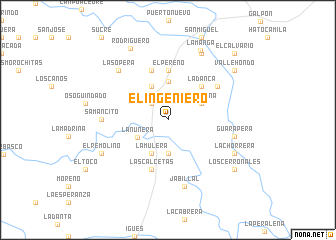 map of El Ingeniero