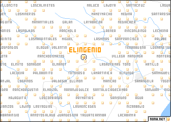 map of El Ingenio
