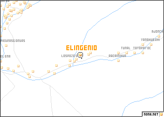 map of El Ingenio