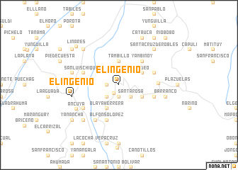 map of El Ingenio