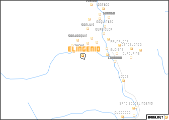 map of El Ingenio