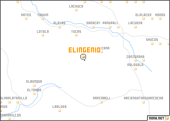 map of El Ingenio