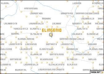 map of El Ingenio