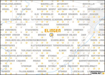 map of Elingen