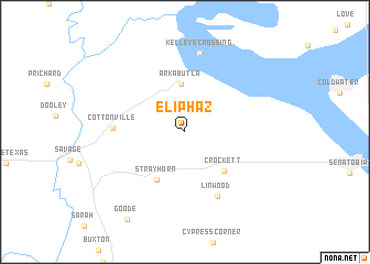 map of Eliphaz