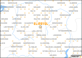 map of El Irayol