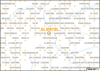 map of El Irayol