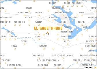 map of Elisabethhöhe