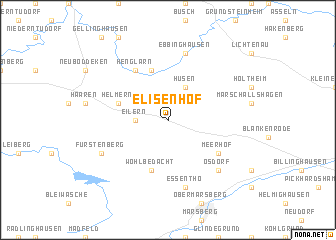 map of Elisenhof