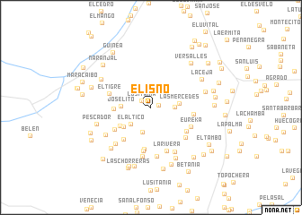 map of El Isno