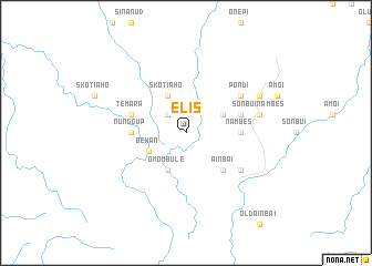 map of Elis