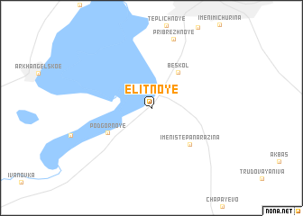 map of Elitnoye