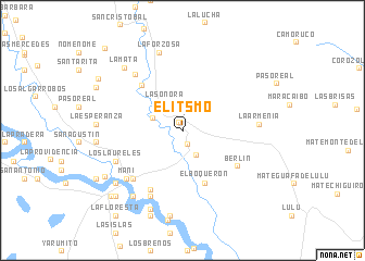 map of El Itsmo