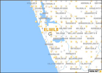 map of Eliwila