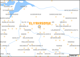 map of Eliya Kasonde