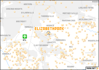 map of Elizabeth Park