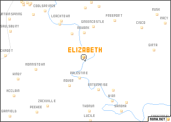 map of Elizabeth