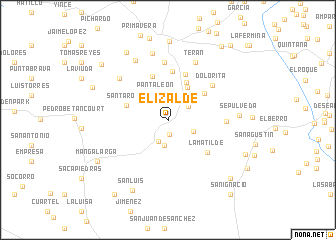 map of Elizalde