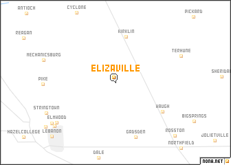 map of Elizaville