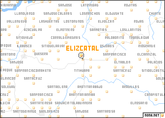 map of El Izcatal