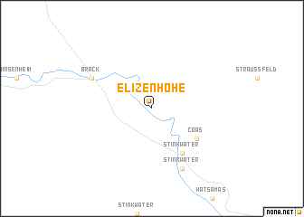 map of Elizenhöhe
