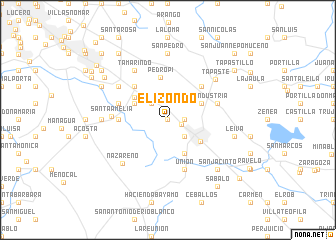 map of Elizondo