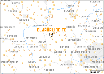 map of El Jabalincito