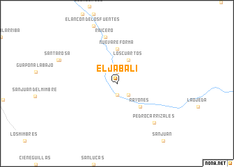 map of El Jabalí