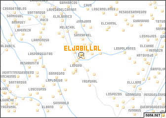 map of El Jabillal