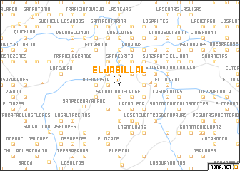 map of El Jabillal