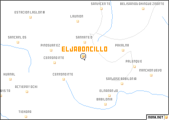 map of El Jaboncillo