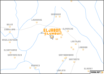 map of El Jabón