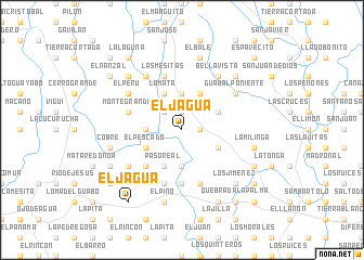 map of El Jagua