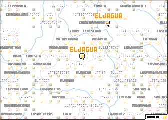 map of El Jagua