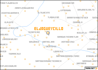 map of El Jagüeycillo